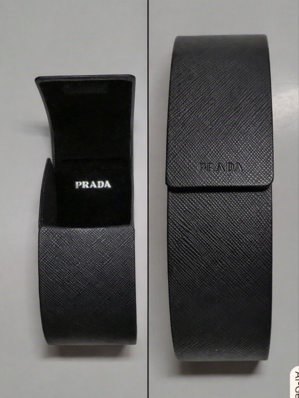 Prada Black Saffiano Eyeglasses Hard Case Luxury Designer Organizer